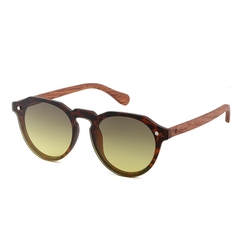 ÓCULOS DE SOL FEMININO HU WOOD BAMBOO SEM ARO POLARIZADO - REF. GR8056 na internet