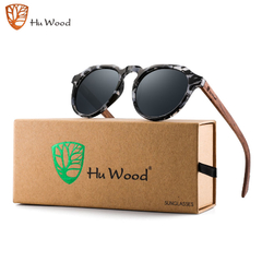 ÓCULOS DE SOL FEMININO HU WOOD POLARIZADO - REF. GR8048