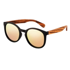 ÓCULOS DE SOL FEMININO HU WOOD BAMBOO POLARIZADO - REF. GR8035 na internet