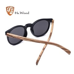 ÓCULOS DE SOL UNISSEX HU WOOD BRAND DESIGNER POLARIZADO - REF. GR8003 na internet