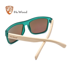 Imagem do ÓCULOS DE SOL MASCULINO HU WOOD BAMBOO NATURAL POLARIZADO - REF. GR8010