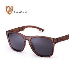 ÓCULOS DE SOL UNISSEX HU WOOD BAMBOO POLARIZADO - REF. GR8011