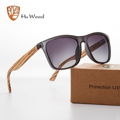 ÓCULOS DE SOL MASCULINO HU WOOD BAMBOO ESPORTIVO POLARIZADO - REF. GR8034