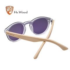 ÓCULOS DE SOL FEMININO HU WOOD MULTICOLORIDO POLARIZADO - REF. GR8013