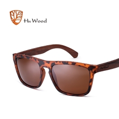 ÓCULOS DE SOL UNISSEX HU WOOD BAMBOO POLARIZADO - REF. GR8002 - loja online