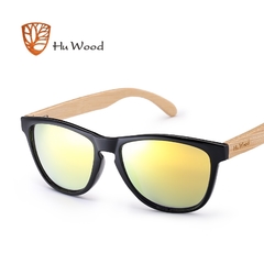 ÓCULOS DE SOL UNISSEX HU WOOD BAMBOO LENTES GRADIENTES POLARIZADO - REF. GR8012 - Hu Wood Store - Óculos de sol