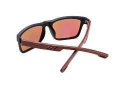 ÓCULOS DE SOL MASCULINO HU WOOD BAMBOO ZEBRA SPORT POLARIZADO - REF. GR8016