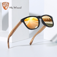 ÓCULOS DE SOL UNISSEX HU WOOD BAMBOO LENTES GRADIENTES POLARIZADO - REF. GR8012 - comprar online