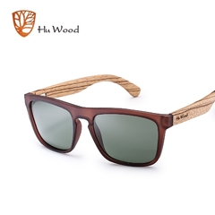 ÓCULOS DE SOL UNISSEX HU WOOD BAMBOO POLARIZADO - REF. GR8002