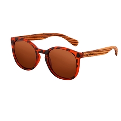 ÓCULOS DE SOL FEMININO HU WOOD BAMBOO POLARIZADO - REF. GR8035 - Hu Wood Store - Óculos de sol