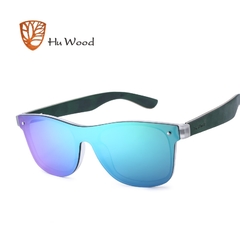 ÓCULOS DE SOL FEMININO HU WOOD MULTICOLORIDO ESTILO GOGGLE POLARIZADO - REF. GR - Hu Wood Store - Óculos de sol