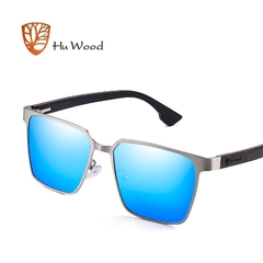 ÓCULOS DE SOL UNISSEX HU WOOD AÇO INOXIDÁVEL POLARIZADO - REF. GR8037 - comprar online