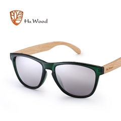 ÓCULOS DE SOL UNISSEX HU WOOD BAMBOO LENTES GRADIENTES POLARIZADO - REF. GR8012 na internet