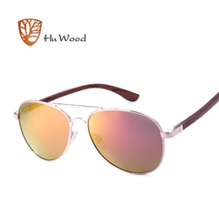 ÓCULOS DE SOL FEMININO HU WOOD AÇO INOXIDÁVEL POLARIZADO - REF. GR8001 na internet