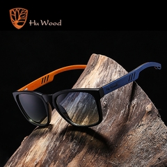 ÓCULOS DE SOL UNISSEX HU WOOD BAMBOO POLARIZADO - REF. GR8011