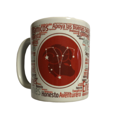 TAZA ESTAMPADA SIGNOS