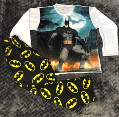 Pijama estampado Batman Mangas largas