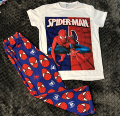 Pijama estampado Spiderman mangas cortas