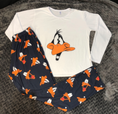 Pijama estampado Pato Lucas MANGAS LARGAS