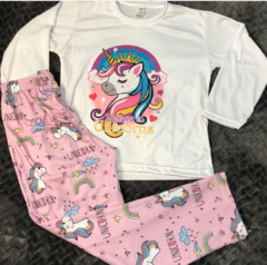 Pijama estampado Unicornio MANGAS LARGAS