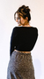 Cropped b (de basic) preto - loja online