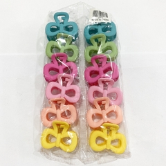 Broche pelo colores 4.5cm pack x 12 un. 1564 en internet