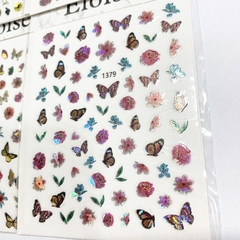 Sticker mariposa flor Eloise 02796 - comprar online