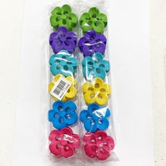 Broche pelo colores 4.5cm pack x 12 un. 1564