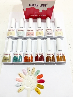 Esmalte gel efecto de yogur colores al azar