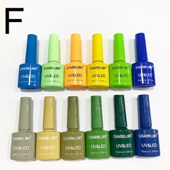 Caja*12 Esmaltes Semipermanentes Gel Color Uv Led charm limit - tienda online