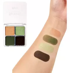 Mini Paleta Sombras Ojos Mely Perfectly 4 Colores Maquillaje 88766 - comprar online