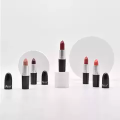 Labial Matte Lipstick Makeup 6 Colores Mely Calidad Premium