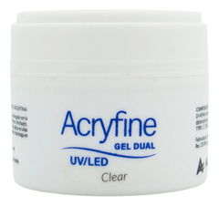 GEL DUAL ACRYFINE CLEAR UV/LED