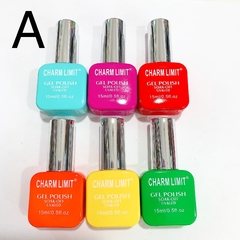 Caja * 6 Esmaltes 15ml charm limit - Bella 