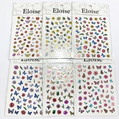 Sticker mariposa flor Eloise 02796