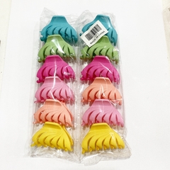 Broche pelo colores 4.5cm pack x 12 un. 1564 - Bella 