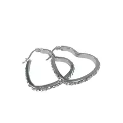 aro forma corazon acero quirurgico con strass 35mm - comprar online