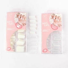 Tips para Uñas Squoval 100 Pcs Trasparente City Girl JP-1024