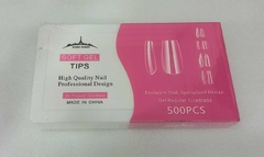 Tips Soft gel Paris Night Set Regular Cuadrada caja rosa