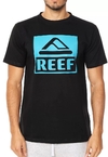 REMERA REEF CLASSIC BLOCK CELESTE/VERDE - comprar online