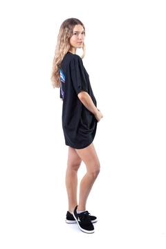 REMERA ONEILL MUJER WAVEYDAZE NEGRA OVERSIZE - BE THE ONE