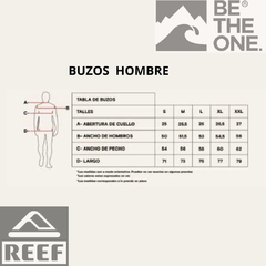 BUZO REEF CANGURO CON ESTAMPA GROFADA - comprar online