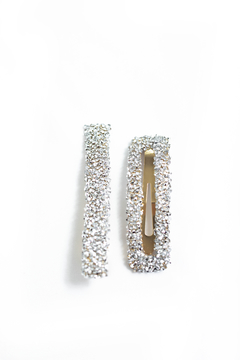 Bico de Pato e Hair Clips Strass (Par) - loja online