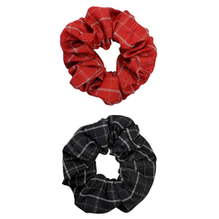 Elástico Xuxinha Scrunchie em Tecido xadrez