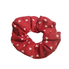 Scrunchie Xuxinha Tecido Coração - comprar online