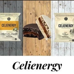 Afajores Sin Tacc- CELIENERGY 902-12 [12u] Sabor Algarroba y zapallo- relleno con dulce de leche - Healthy Snack- Snackea saludable