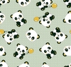 Tricoline Estampado - Panda tecido 100% algodão patchwork costura criativa