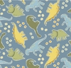 Tricoline Estampado - Dinossauros Fat Quarter