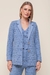 BLAZER ACINTURADO LAISE AZUL