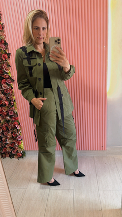 Calça cargo militar - SD Sara Dias